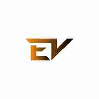 Vetor logotipo de ev