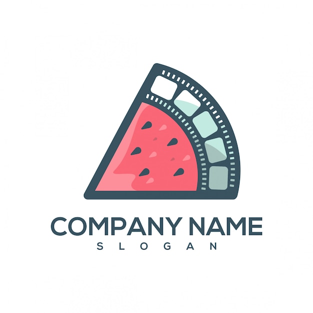 Logotipo de filme de melancia