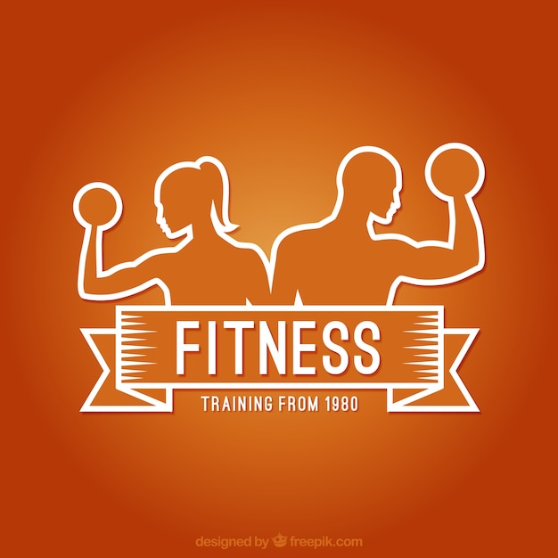 Vetor logotipo de fitness