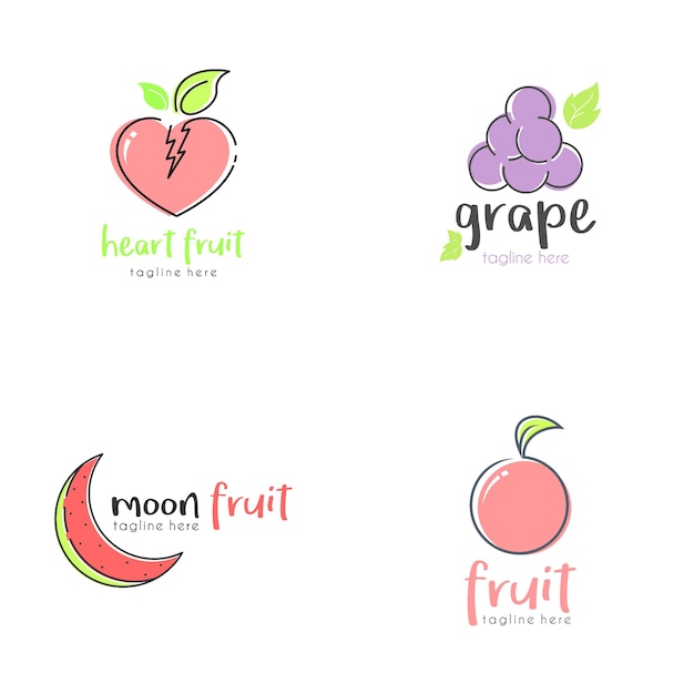 Logotipo de frutas