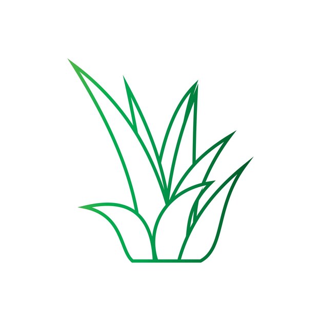 Vetor logotipo de ícone de design de ilustração vetorial de folha