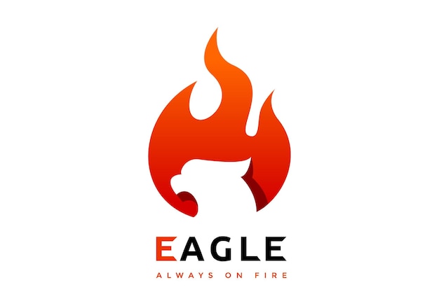 Logotipo de ilustração de águia, perfeito para um símbolo de negócios.