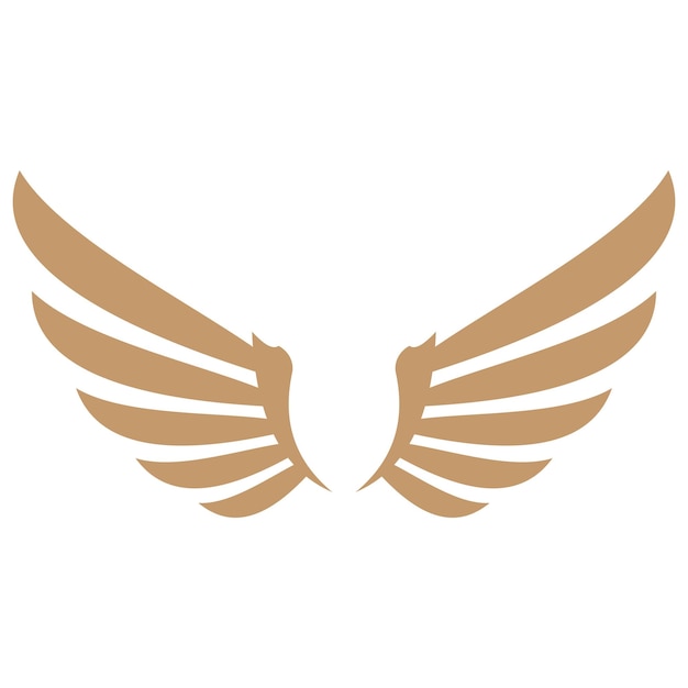 Logotipo de ilustração de asas de pássaro