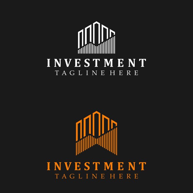 Logotipo de investimento. investimento imobiliário