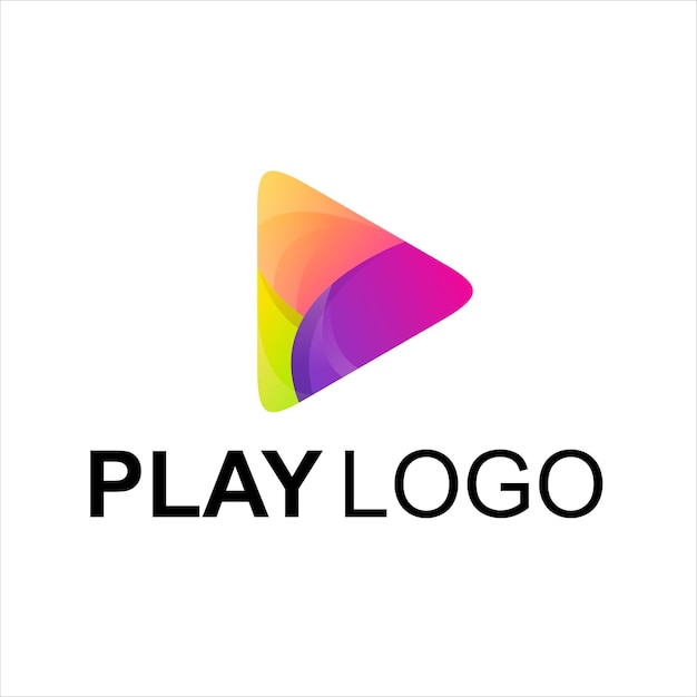 Vetor logotipo de jogo colorido vetorial grátis