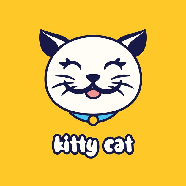 Vetor logotipo de kitty cat vector