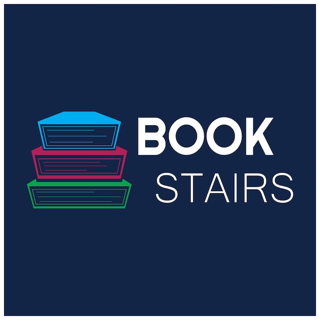 Vetor logotipo de livro ou biblioteca para livrarias livrarias editoras enciclopédias bibliotecas educação