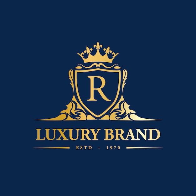 Logotipo de luxo premium