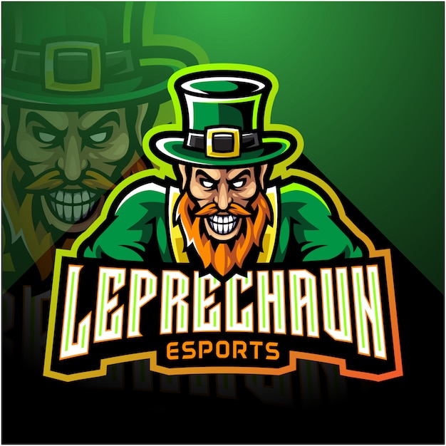 Logotipo de mascote esport duende