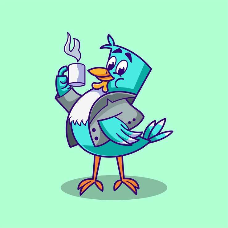 Vetor logotipo de mascote simples design de personagem do grande chefe
