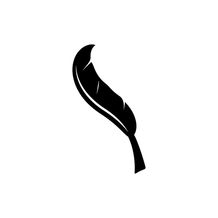 Vetor logotipo de pena