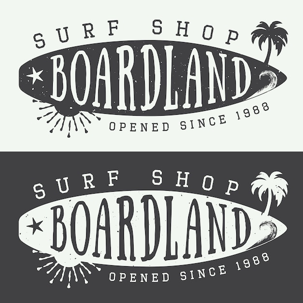 Logotipo de surf