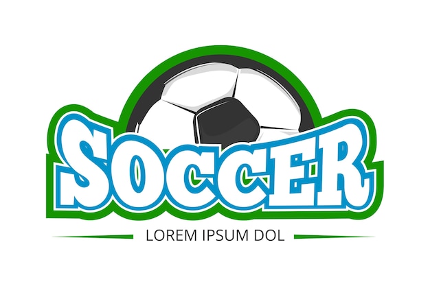 Logotipo de vetor de clube de futebol de futebol