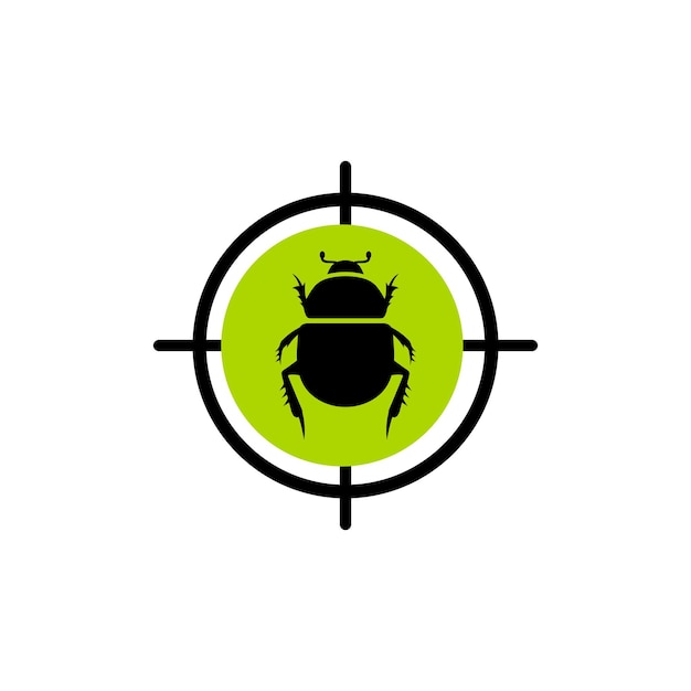 Logotipo de vetor de design de logotipo de bugs