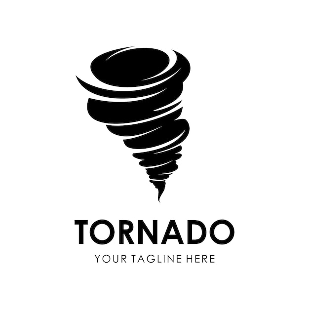 Logotipo de vetor de tornado