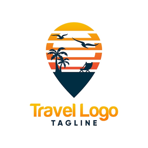 Logotipo de viagem