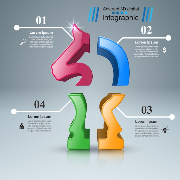 Logotipo de xadrez. infografia do negócio. ícone knight.