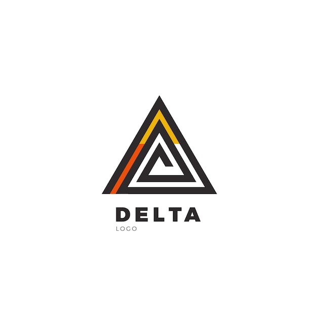 Vetor logotipo delta