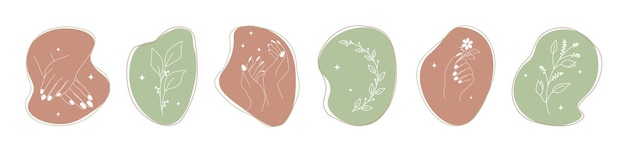 Logotipo desenhado à mão para manicure master cosmeticsemblem para estúdio de beleza ou unhaslogo nail