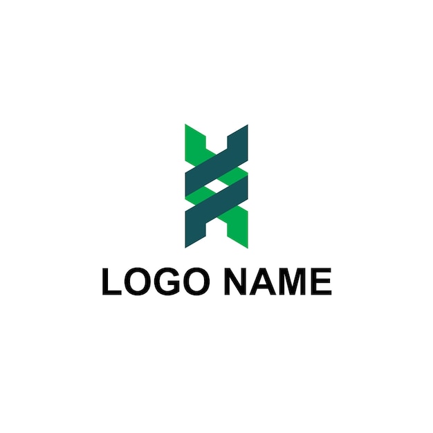 Logotipo DNA Helix para empresas de biotecnologia e saúde