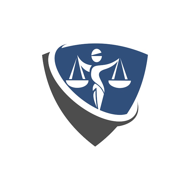 Logotipo do advogado e da lei