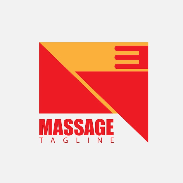 Logotipo do aplicativo de massagem