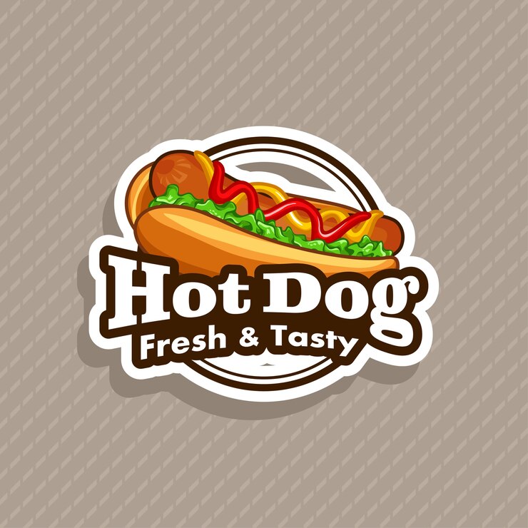 Vetor logotipo do cachorro-quente