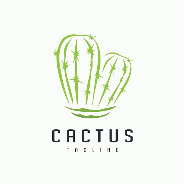 Vetor logotipo do cacto