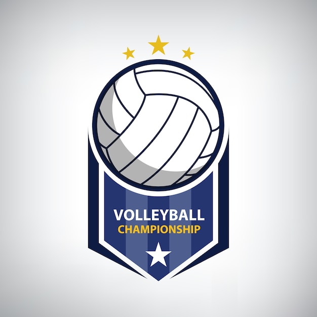 Logotipo do campeonato de voleibol