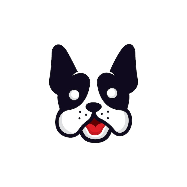 Logotipo do cão bonito