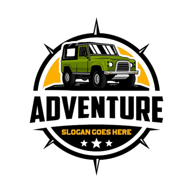 Logotipo do carro de aventura