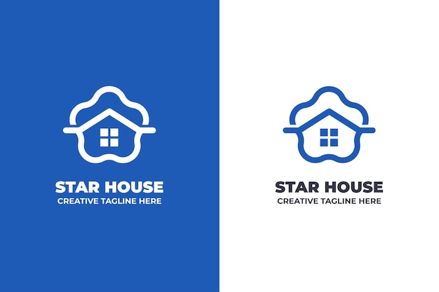 Logotipo do cloud house building