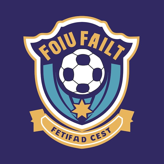 Logotipo do clube de futebol vector