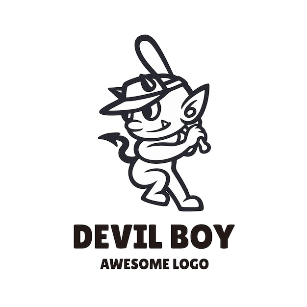 Logotipo do devil boy