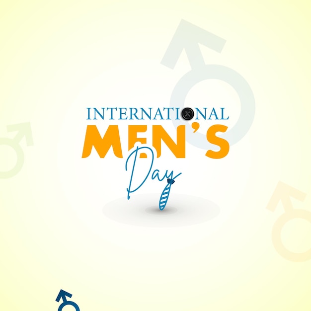 logotipo do Dia Internacional do Homem,