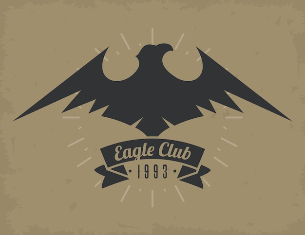 Vetor logotipo do eagle club