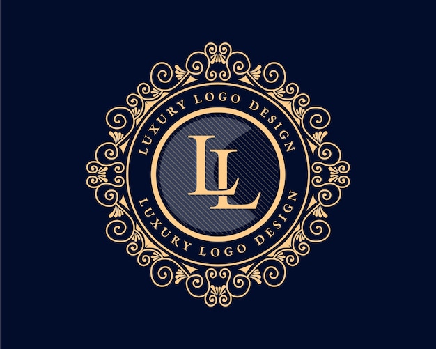 Logotipo do emblema caligráfico vitoriano antigo retro luxo com moldura ornamental adequado para barbeiro, vinho artesanal, cerveja, spa, salão de beleza, boutique, antigo, restaurante, hotel, resort, clássico, marca real