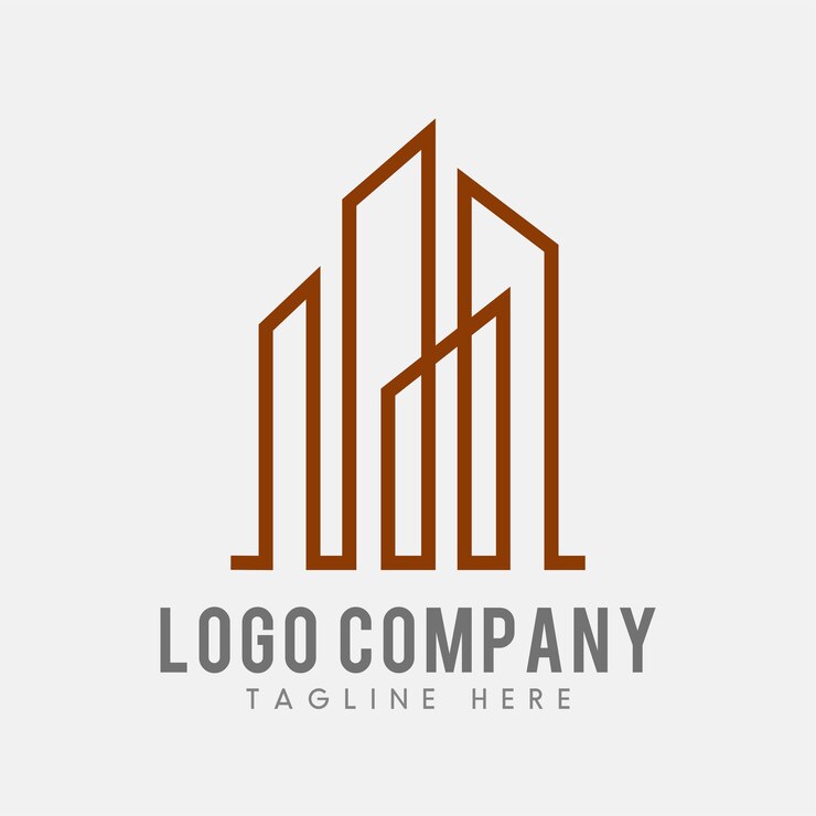 Logotipo do esboço imobiliário.
