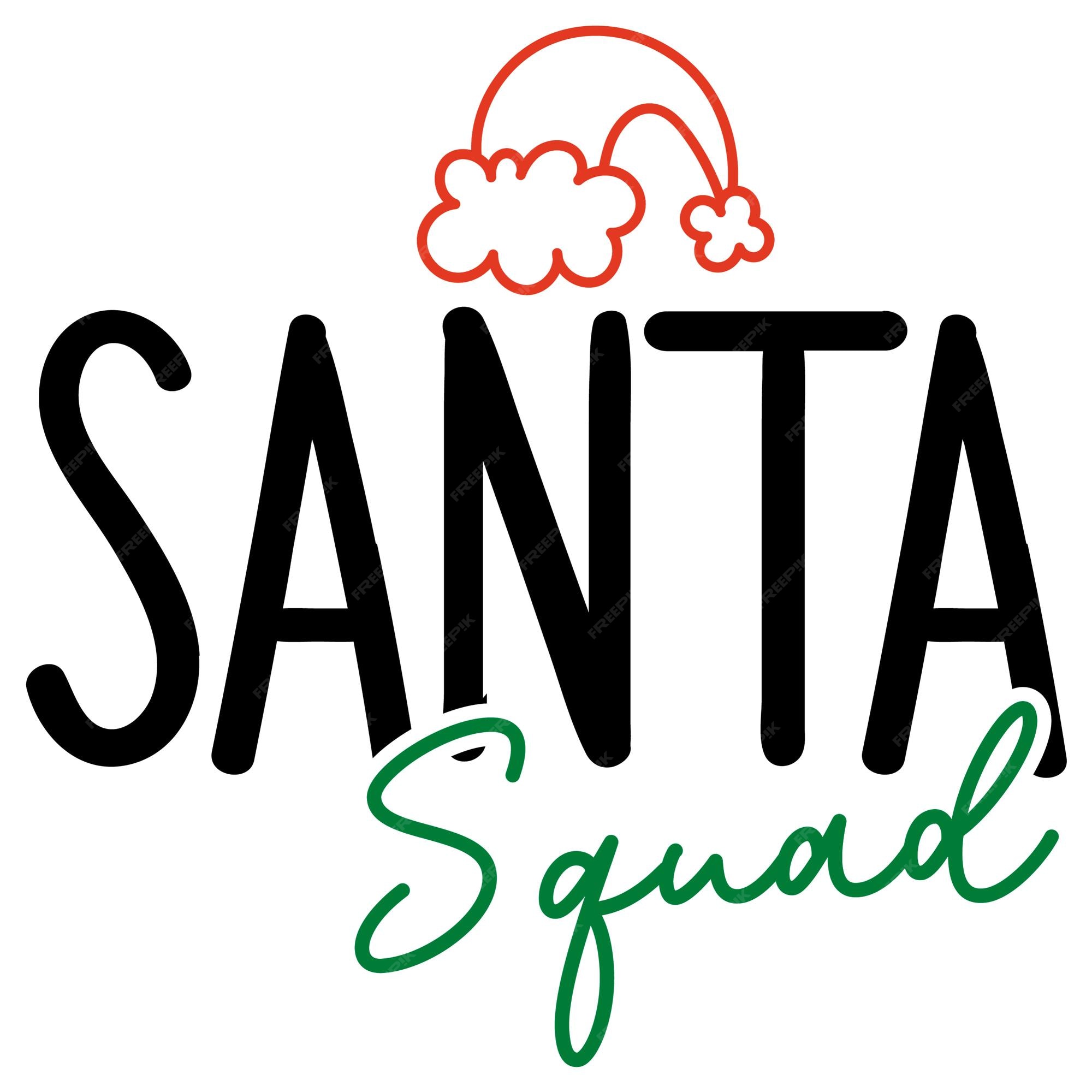 Design PNG E SVG De Gorro De Natal Do Papai Noel Para Camisetas