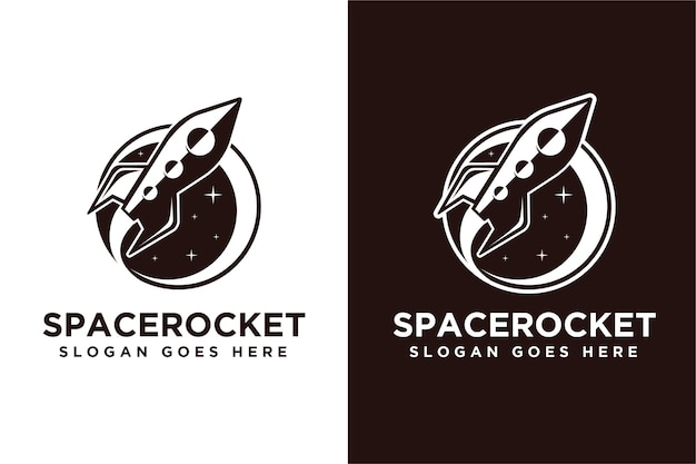 Logotipo do foguete da nave espacial