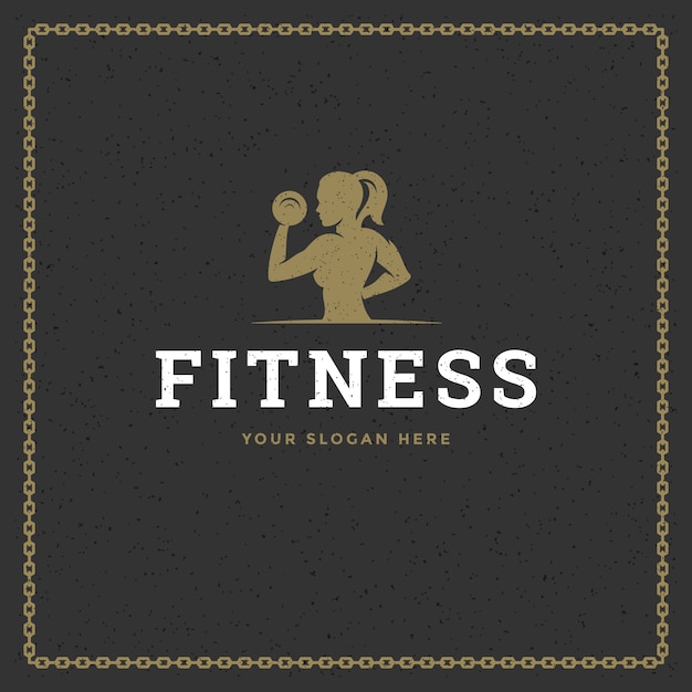 Logotipo do ginásio de fitness