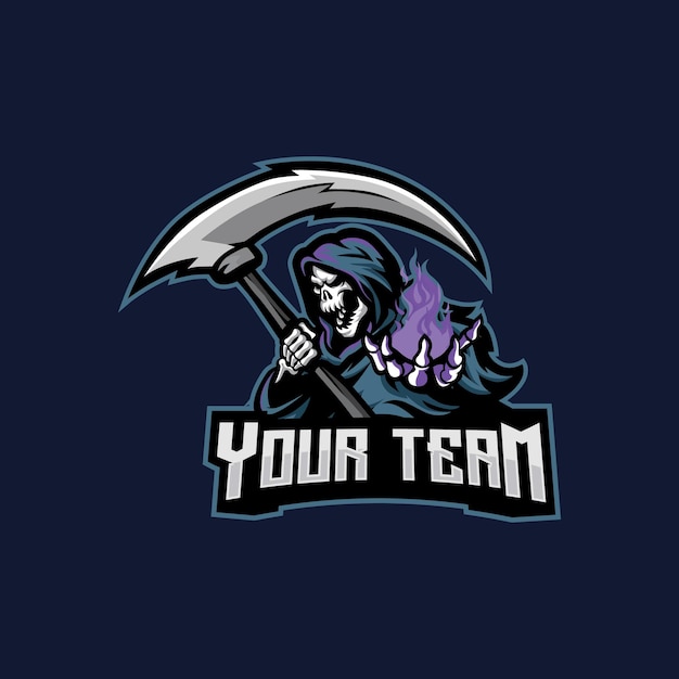 Logotipo do grim reaper esport