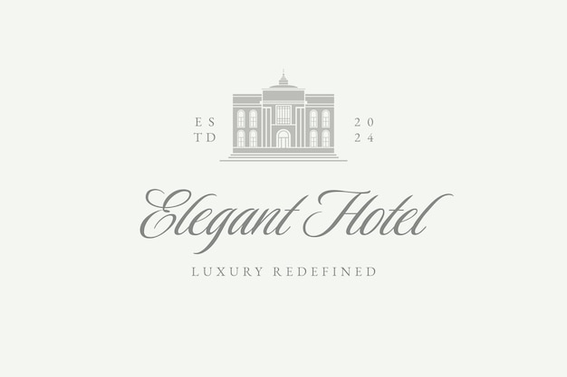 Logotipo do hotel de luxo