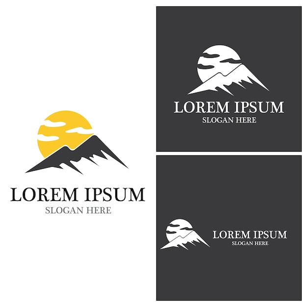 Logotipo do ícone de montanha