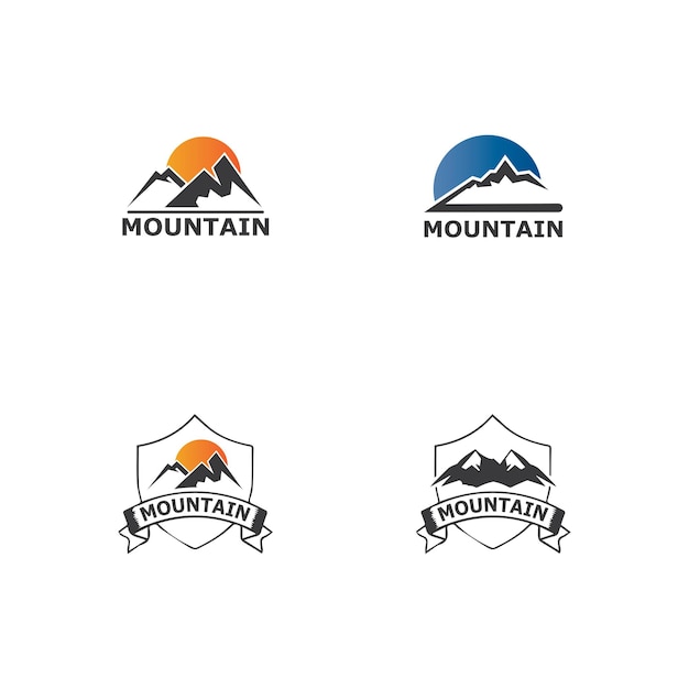 Logotipo do ícone de montanha
