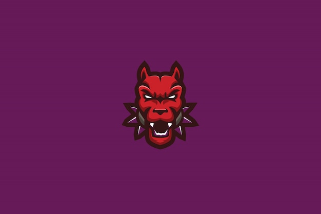 Logotipo do inferno Hound E Sports