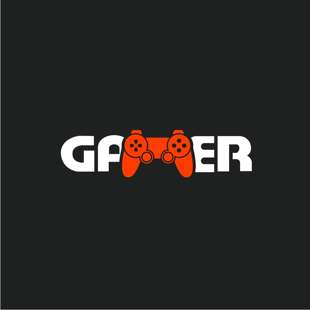 Logotipo do joystick gamer