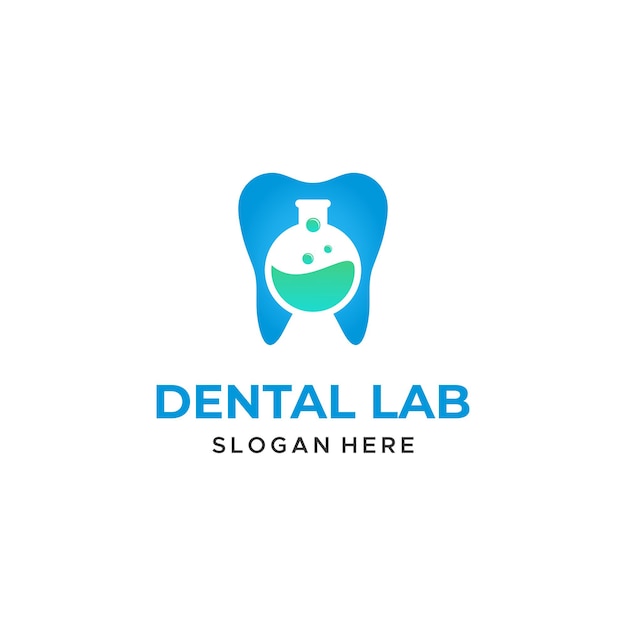 Vetor logotipo do laboratório dentário