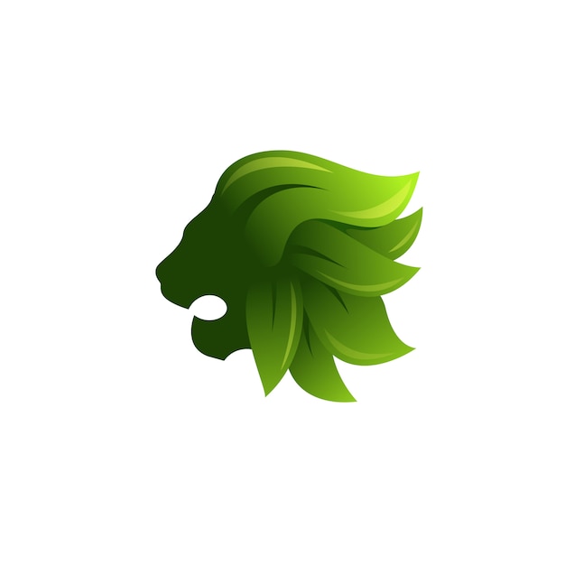 Logotipo do leão e da folha
