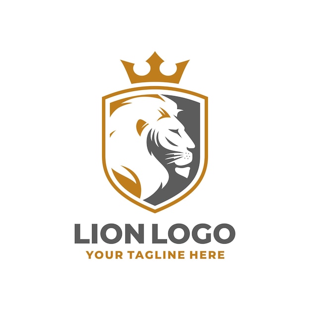 Logotipo do leão shield